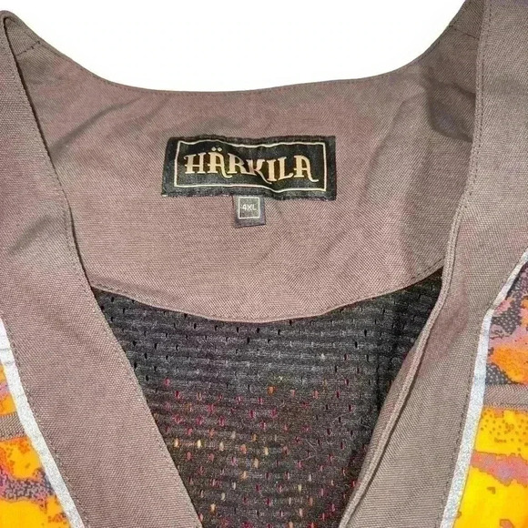 Harkila Wildboar Pro Safety waistcoat AXIS MSP  Orange Blaze/Shadow 4XL - Picture 4 of 10